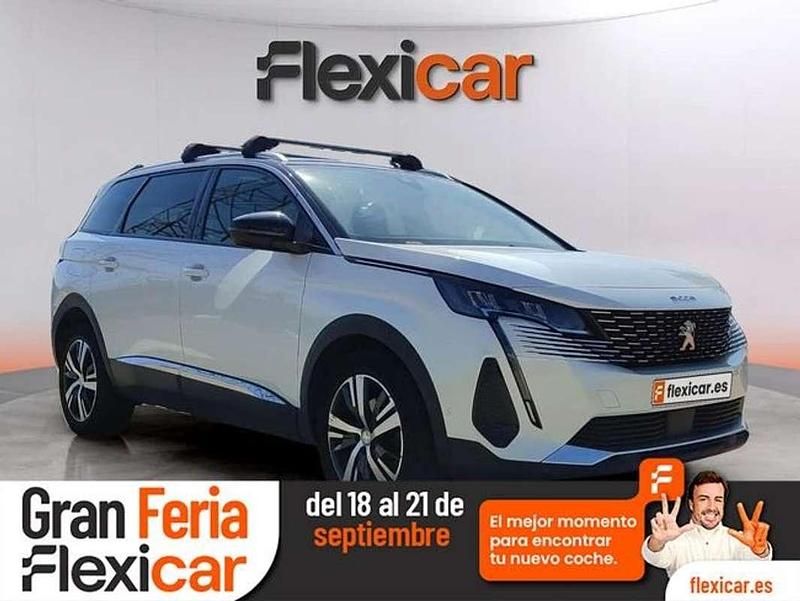 Blanco Usado 2021 Peugeot 5008 GT Monovolumen | 19.390 € (Super precio) - Imagen 1/4