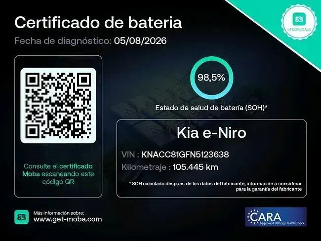 Usado Kia e-Niro 150 kW (204 CV) 2022 Azul SUV
