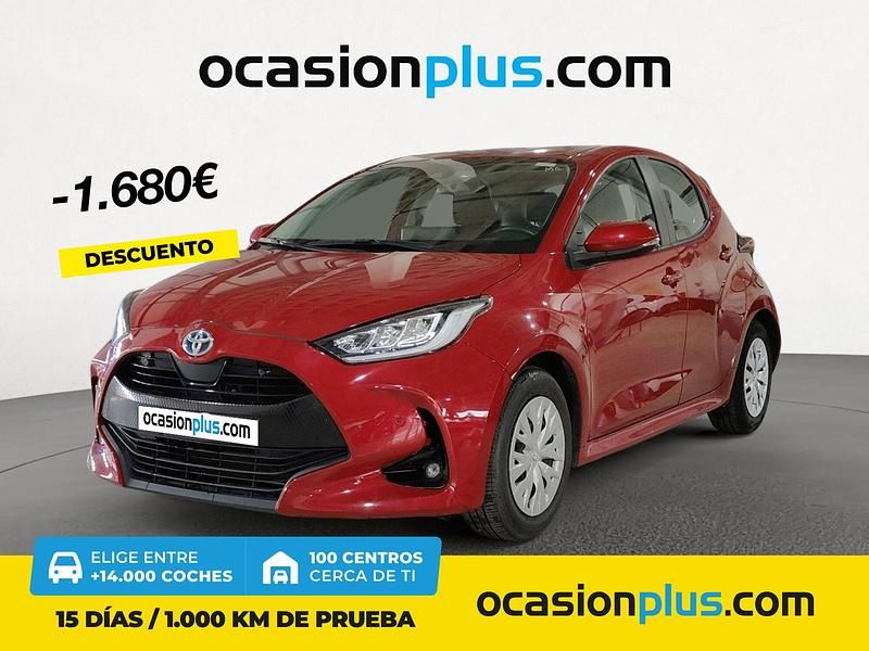 Rojo Usado 2022 Toyota Yaris Hybrid Business Edition Berlina | 18.490 € (Buen precio) - Imagen 1/4