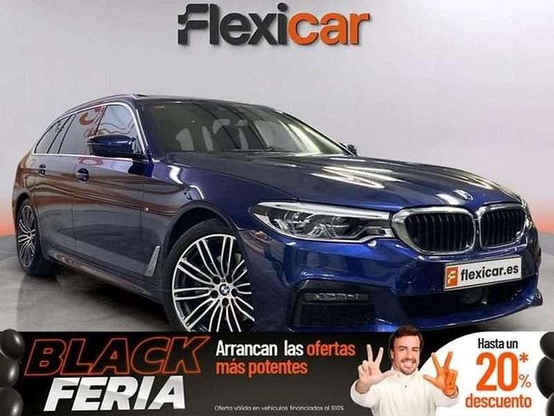 Azul Usado 2019 BMW 520 Familiar | 23.590 € (Precio justo) - Imagen 1/4