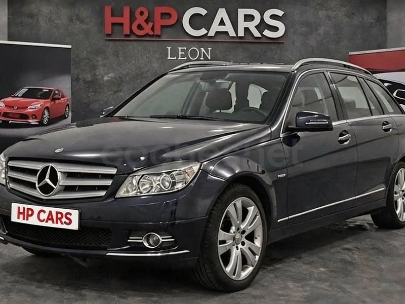 Usado Mercedes C220 Avantgarde 170 CV (125 kW) 2011 Azul Familiar