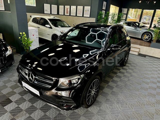 Usado Mercedes GLC250 AMG line 211 CV (155 kW) 2016 Negro SUV