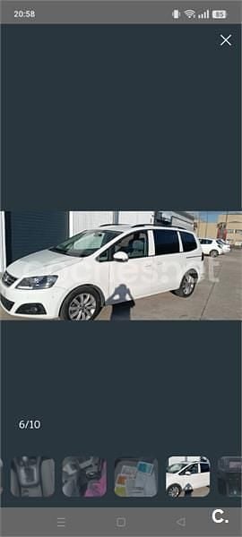 Usado Seat Alhambra Style 150 CV (110 kW) 2016 Blanco Monovolumen