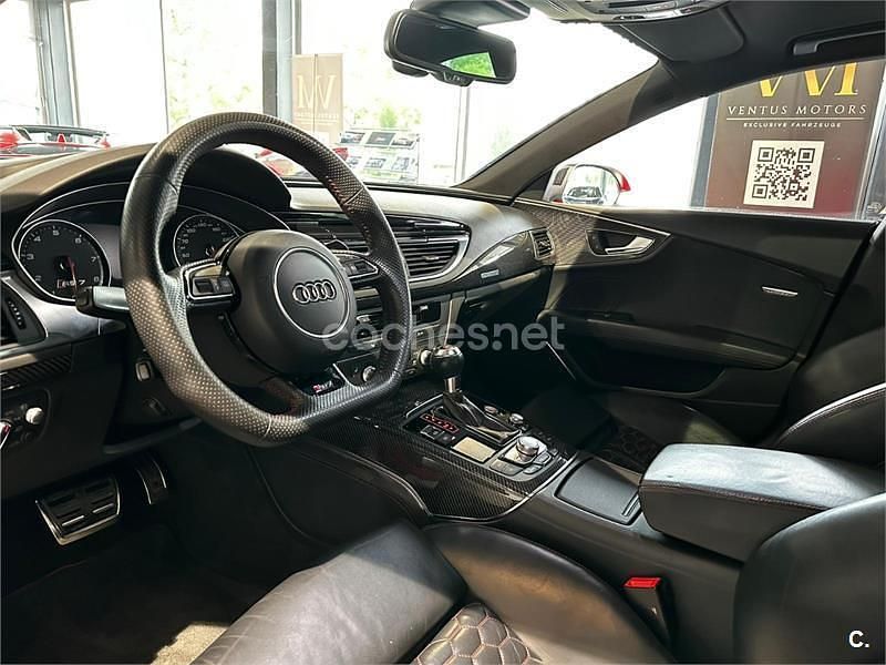 Usado Audi RS7 Sportback Exclusive 560 CV (411 kW) 2015 Rojo Utilitario