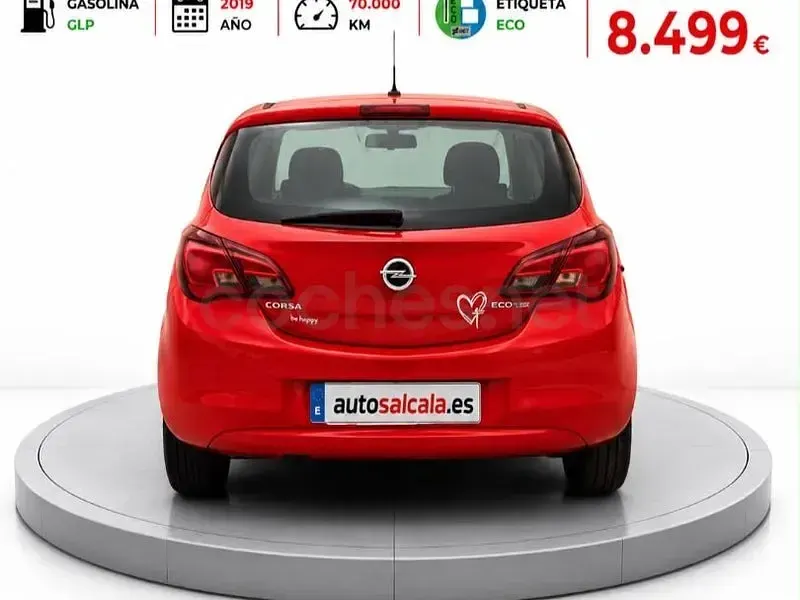 Usado Opel Corsa Selective 90 CV (66 kW) 2019 Rojo Utilitario