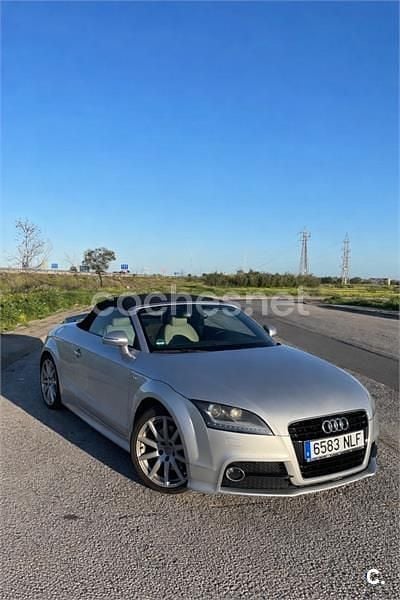 Usado Audi TT Roadster S-Line 160 CV (117 kW) 2013 Gris / plata Descapotable
