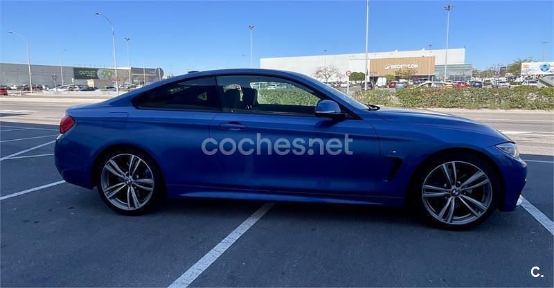Usado BMW 420 190 CV (139 kW) 2014 Azul Coupe