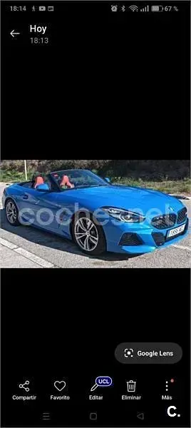 Usado BMW Z4 Comfort Edition 197 CV (144 kW) 2021 Azul Descapotable