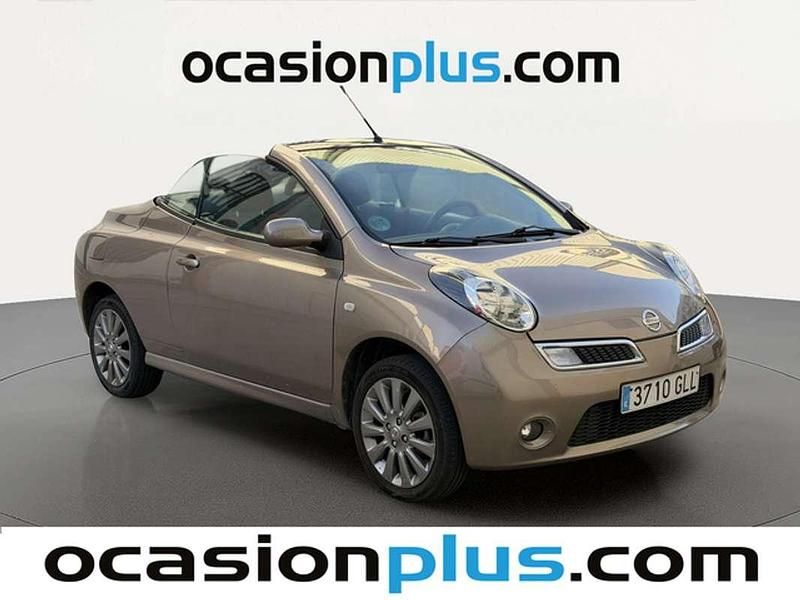 Usado Nissan Micra C+C Tekna 88 CV (64 kW) 2009 Marrón Descapotable