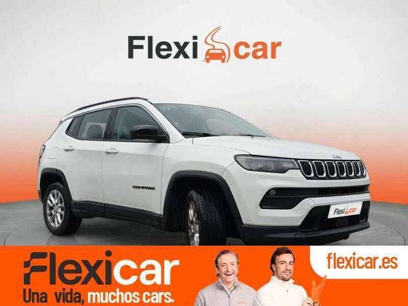 Blanco Usado 2021 Jeep Compass Longitude SUV | 16.490 € (Buen precio) - Imagen 1/4