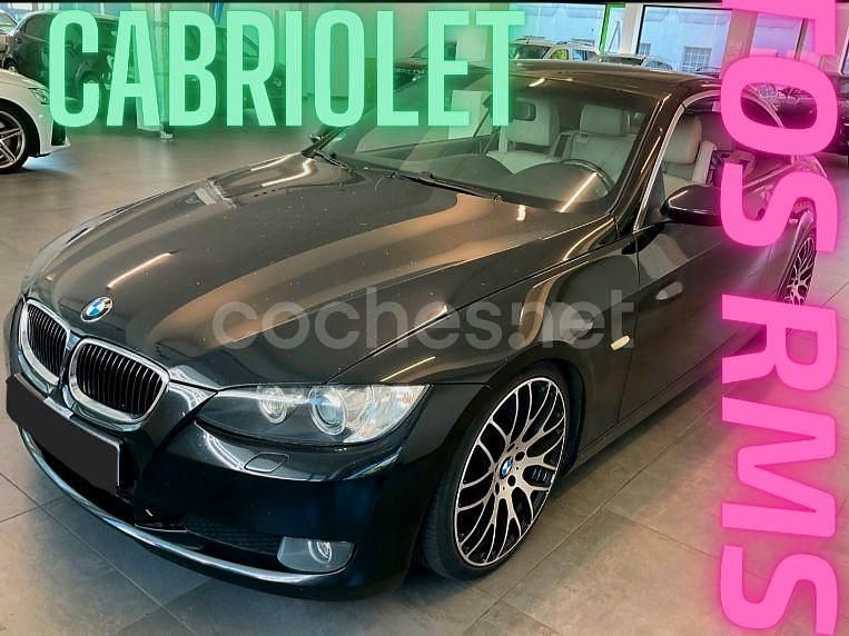 Negro Usado 2009 BMW 320 Cabriolet Descapotable | 11.200 € (Precio justo) - Imagen 1/4