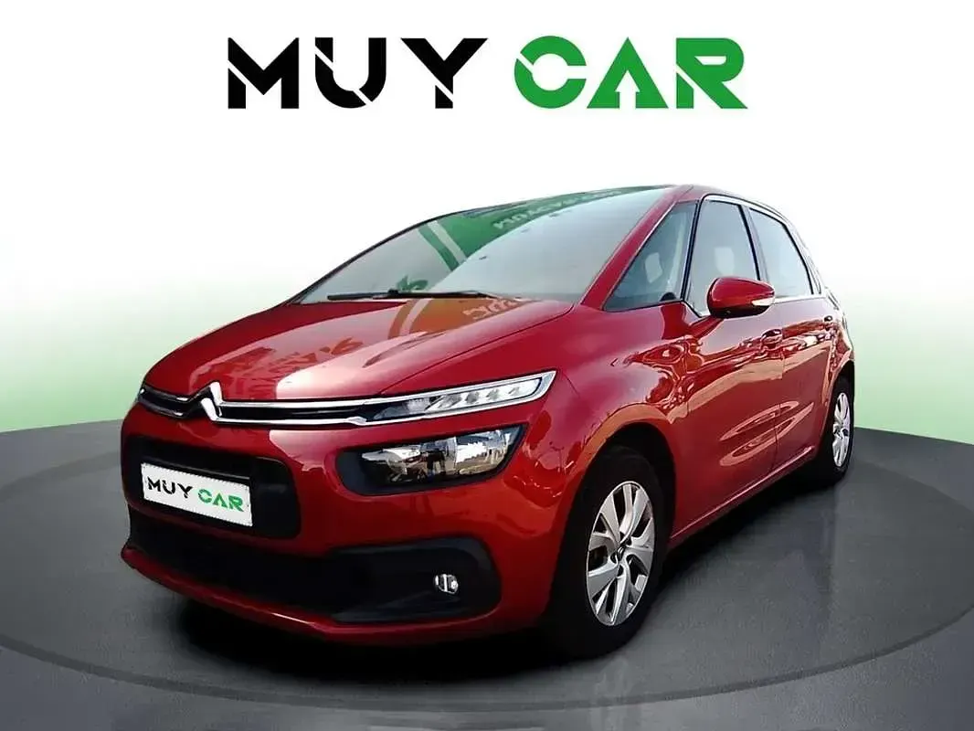 Usado Citroën C4 Picasso Live 120 CV (88 kW) 2017 Rojo Monovolumen