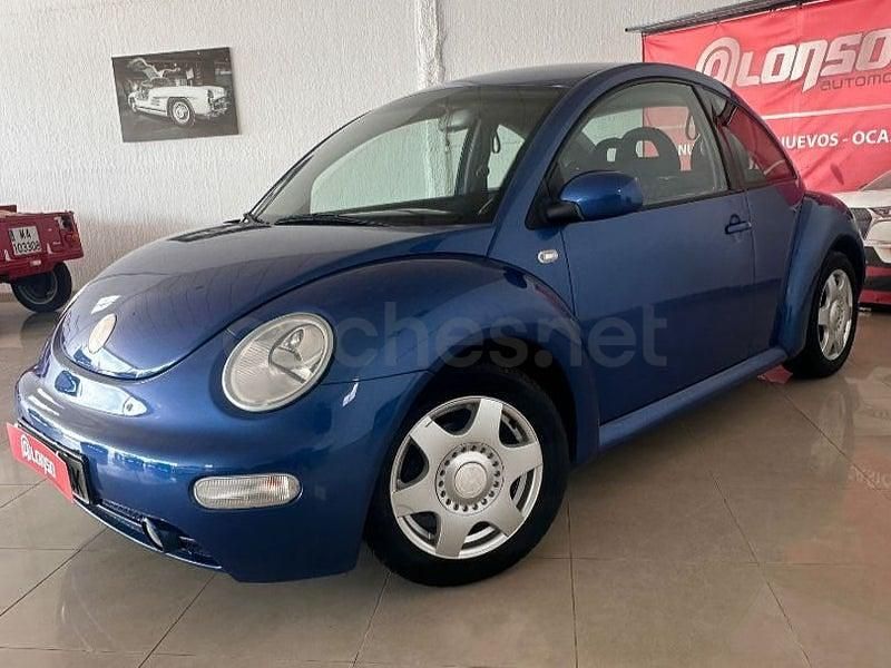 Usado VW New Beetle 90 CV (66 kW) 2001 Azul Utilitario
