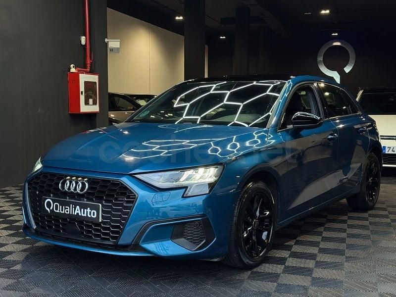 Usado Audi A3 Advanced Plus 110 CV (80 kW) 2022 Azul Berlina