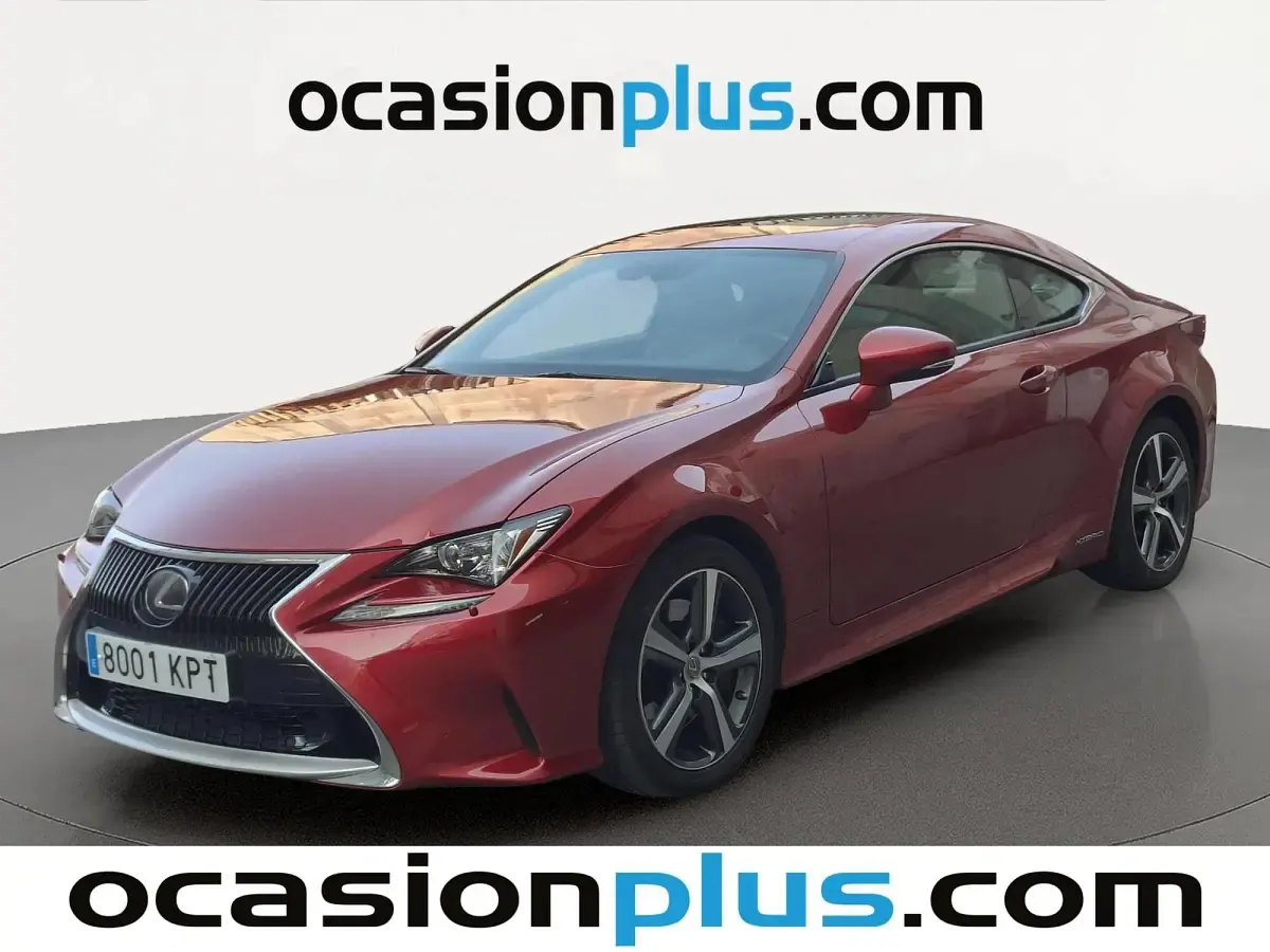 Usado Lexus RC300h Executive Line 223 CV (164 kW) 2018 Rojo Coupe