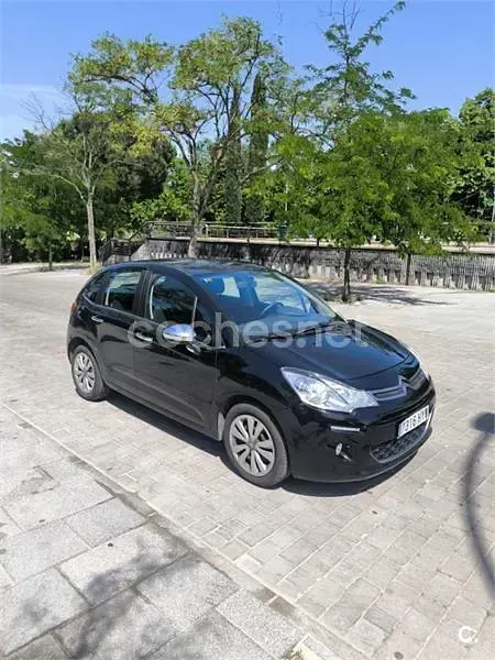 Usado Citroën C3 PureTech 82 CV (60 kW) 2014 Negro Berlina