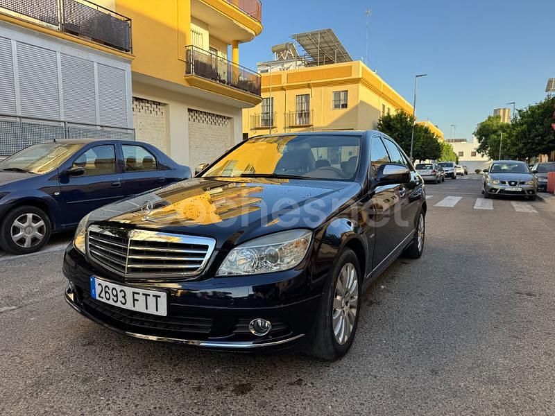 Azul Usado 2007 Mercedes C220 Elegance Berlina | 7999 € (Buen precio) - Imagen 1/4