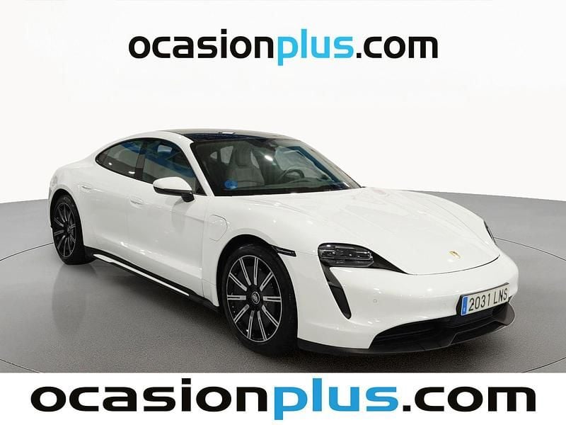 Usado Porsche Taycan 300 kW (408 CV) 2021 Blanco Berlina