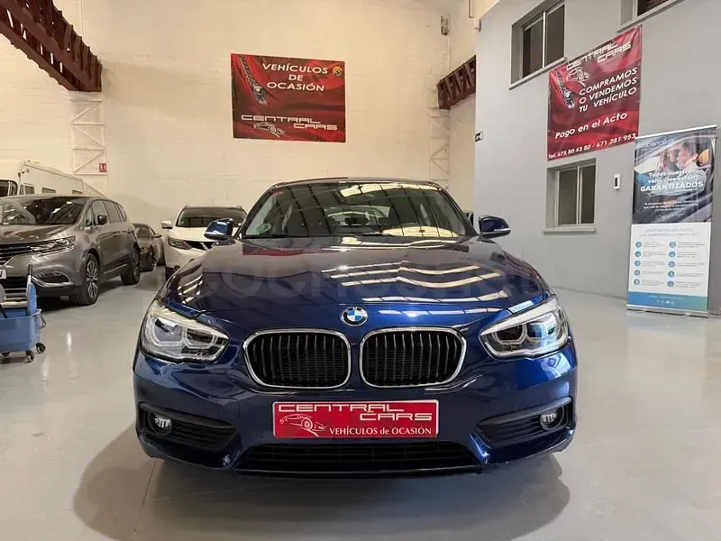 Usado BMW 116 109 CV (80 kW) 2018 Azul Utilitario