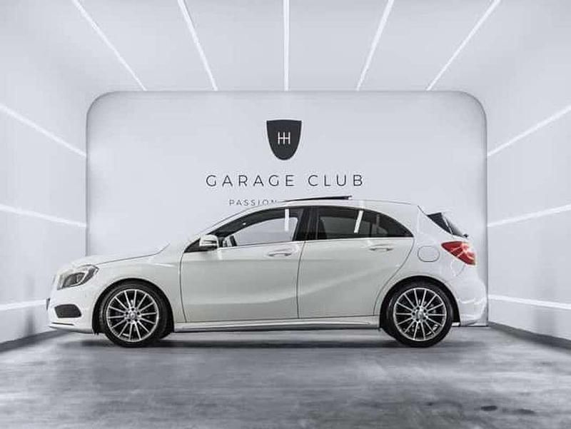 Usado Mercedes A200 AMG line 136 CV (100 kW) 2014 Blanco Utilitario