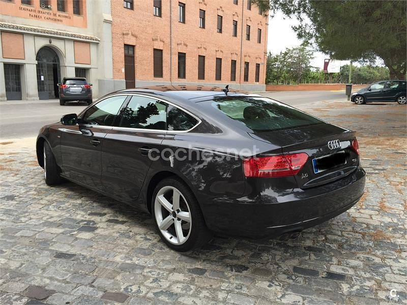 Usado Audi A5 Sportback S-Line 143 CV (105 kW) 2012 Negro Utilitario