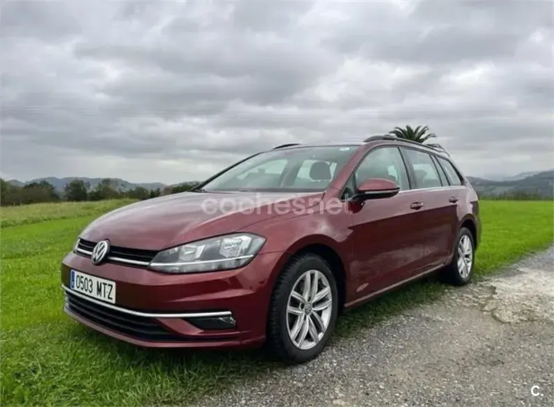Usado VW Golf Sportsvan Edition 115 CV (84 kW) 2019 Granate Monovolumen