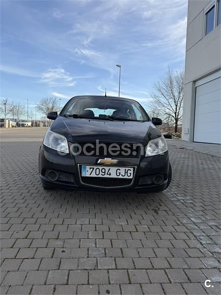 Usado Chevrolet Aveo LS 84 CV (61 kW) 2008 Negro Berlina