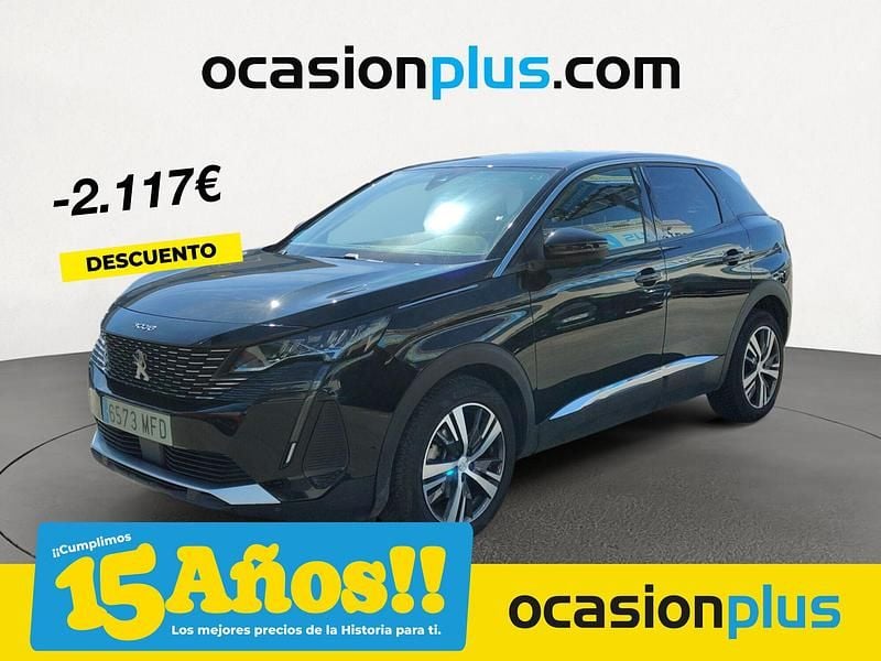 Negro Usado 2023 Peugeot 3008 Allure Recogida | 23.290 € (Precio justo) - Imagen 1/4