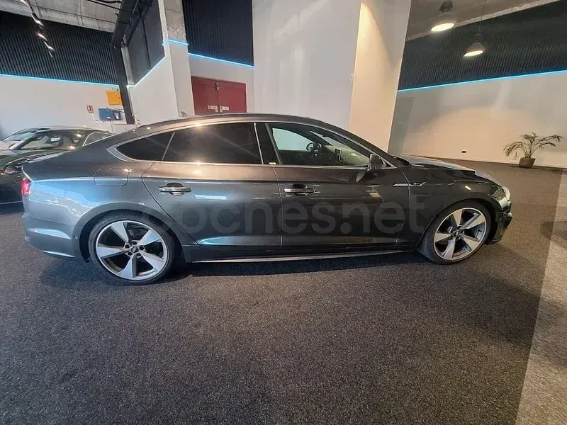 Usado Audi A5 Sportback S-Line 190 CV (139 kW) 2019 Gris / plata Utilitario