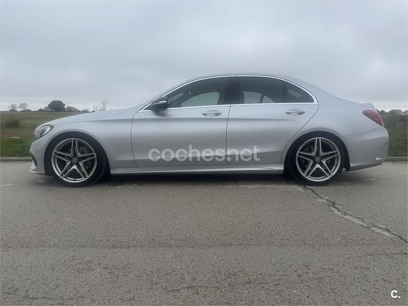 Usado Mercedes C220 AMG 170 CV (125 kW) 2014 Gris / plata Berlina