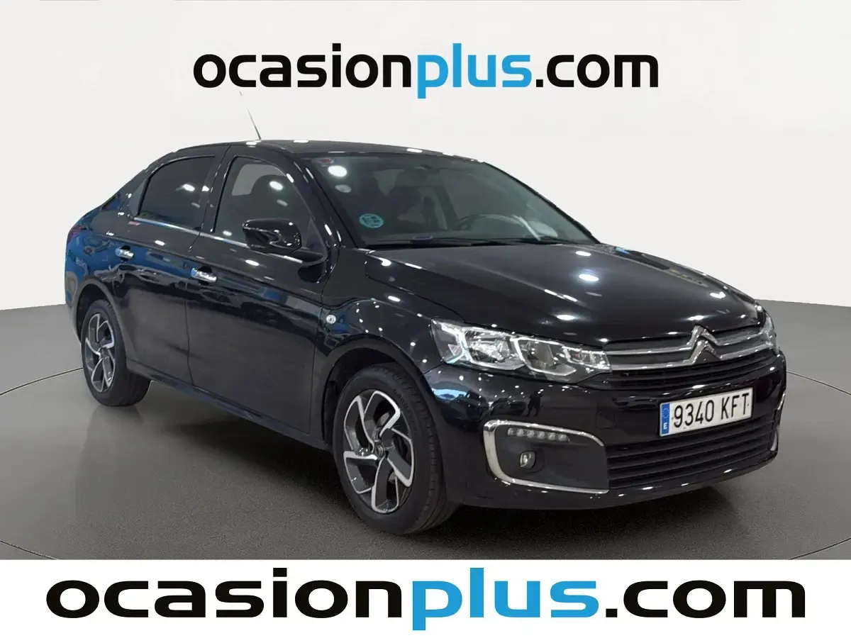 Usado Citroën C-Elysee I PureTech 82 CV (60 kW) 2017 Negro Berlina