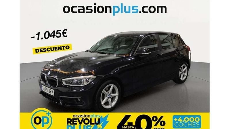 Usado BMW 116 116 CV (85 kW) 2016 Negro Utilitario