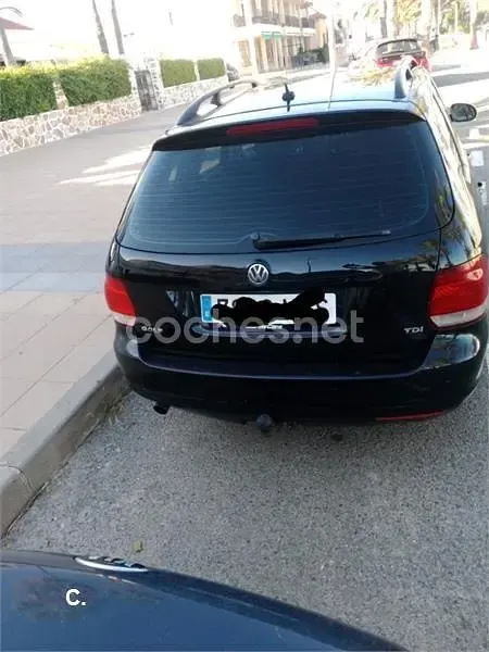 Usado VW Golf VI Advance 105 CV (77 kW) 2009 Negro Utilitario