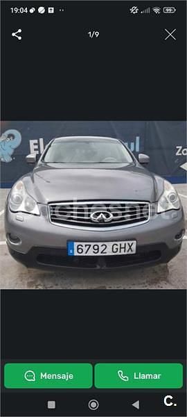 Gris / plata Usado 2008 Infiniti Ex37 SUV | 8500 € - Imagen 1/4