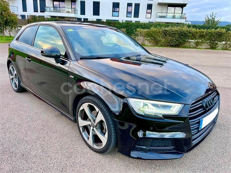 Usado Audi A3 S-Line 150 CV (110 kW) 2016 Negro Berlina