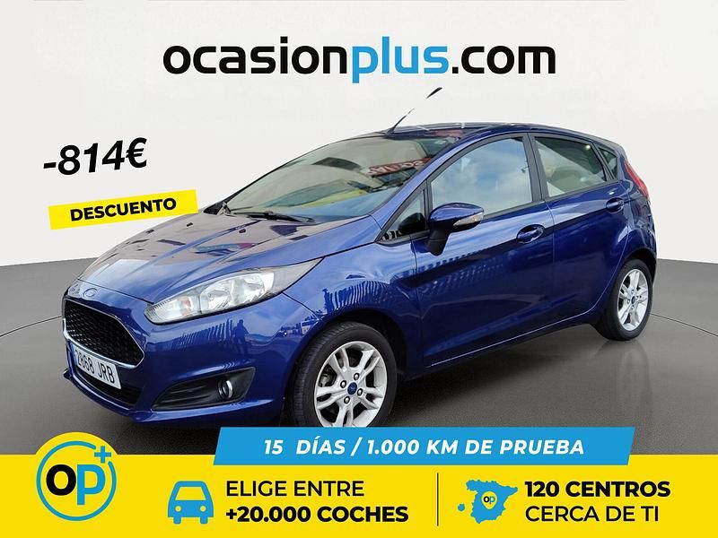 Azul Usado 2016 Ford Fiesta Trend | 10.990 € (Precio justo) - Imagen 1/4