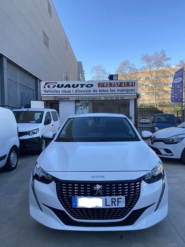 Usado Peugeot 208 Active 102 CV (75 kW) 2021 Blanco Utilitario
