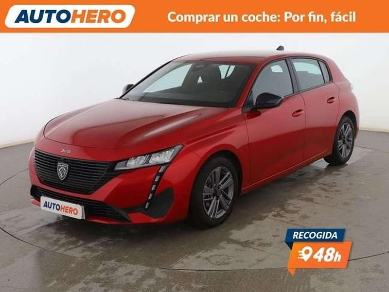 Usado Peugeot 308 Active 131 CV (96 kW) 2022 Rojo Utilitario
