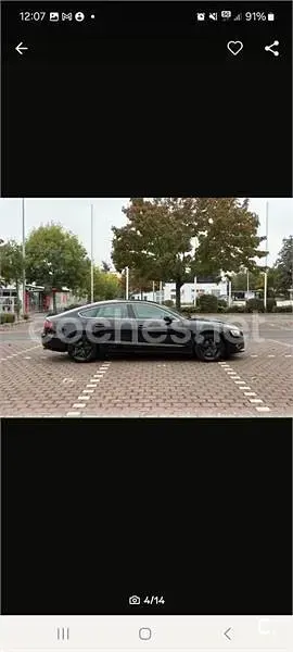 Usado Audi A5 Sportback 190 CV (139 kW) 2012 Negro Utilitario