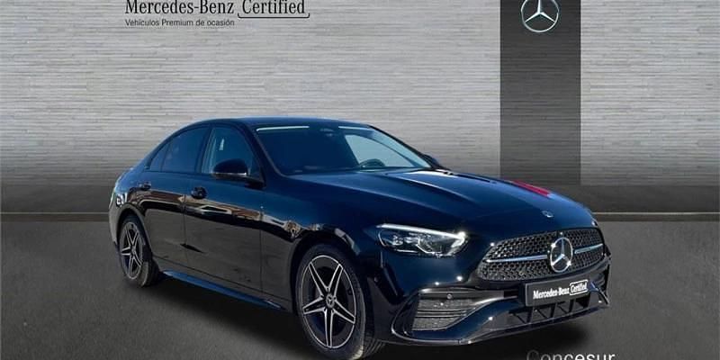 Usado Mercedes C220 200 CV (147 kW) 2023 Negro Berlina