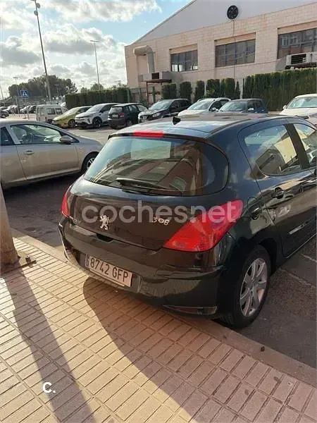 Usado Peugeot 308 Sport 110 CV (80 kW) 2008 Negro Berlina