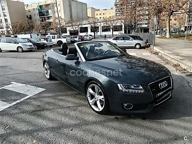 Usado Audi A5 Cabriolet 240 CV (176 kW) 2009 Gris / plata Descapotable