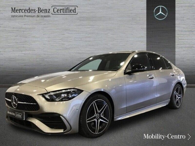 Mojavesilver metallicpaint Usado 2022 Mercedes C220 AMG line Berlina | 41.900 € (Un poco caro) - Imagen 1/4