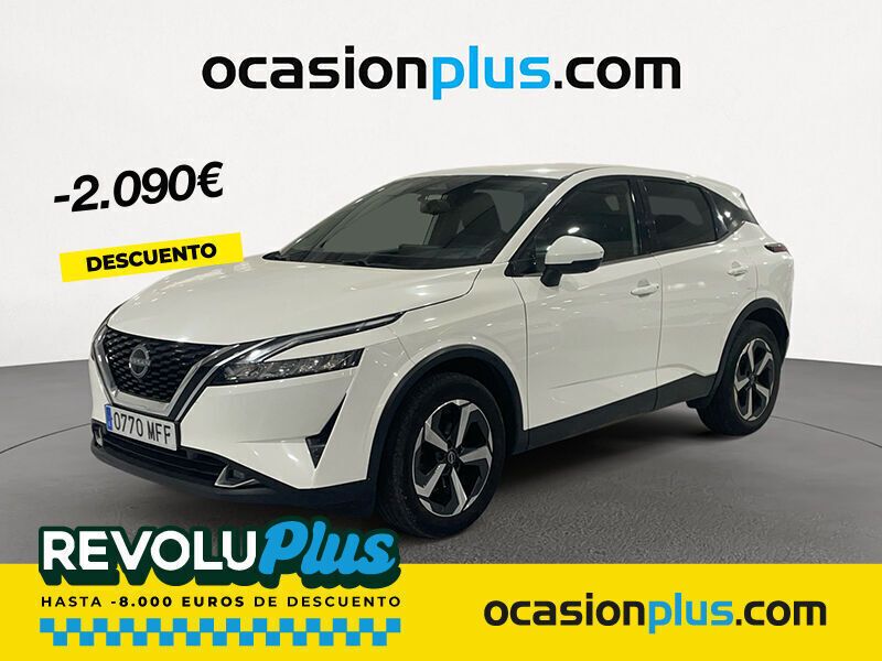 Blanco Usado 2023 Nissan Qashqai N-Connecta SUV | 22.990 € (Un poco caro) - Imagen 1/4