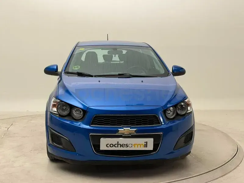 Usado Chevrolet Aveo LT 75 CV (55 kW) 2013 Azul Berlina