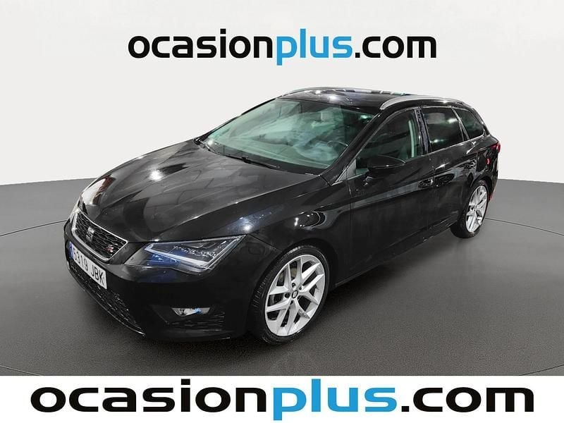 Negro Usado 2014 Seat Leon FR Monovolumen | 12.350 € (Buen precio) - Imagen 1/4