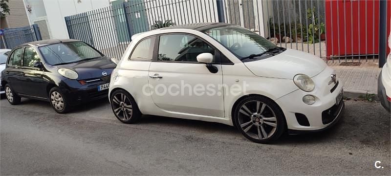Usado Fiat 500 Sport 100 CV (73 kW) 2009 Blanco Descapotable