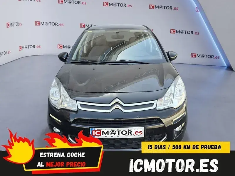 Usado Citroën C3 Attraction 68 CV (50 kW) 2015 Negro Berlina