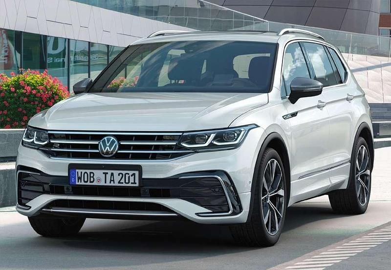 Usado VW Tiguan Allspace R-line 150 CV (110 kW) 2020 Gris SUV