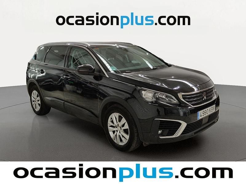 Usado Peugeot 5008 Active 120 CV (88 kW) 2017 Negro Monovolumen